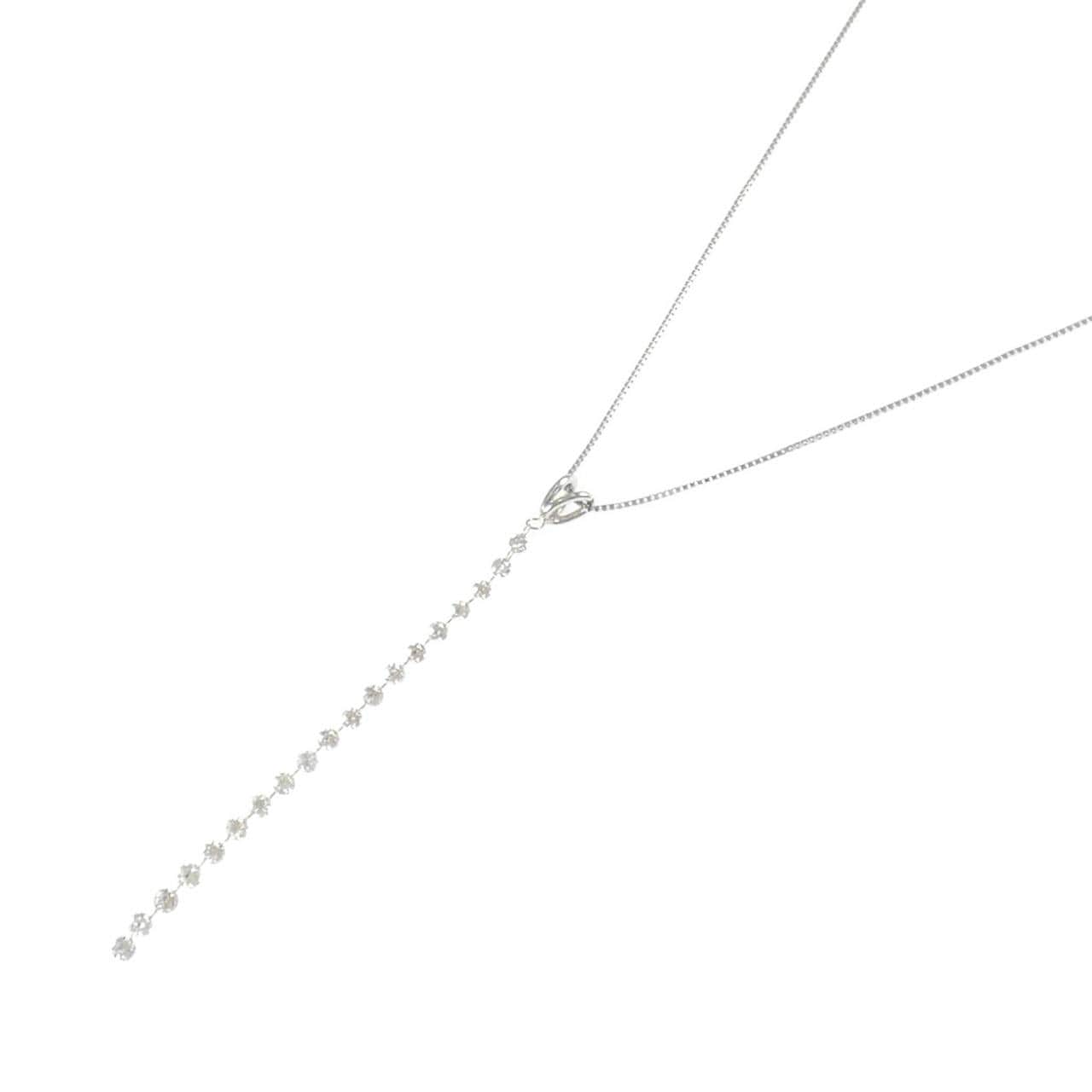 PT900/PT850 ダイヤモンド ネックレス 1.00CT