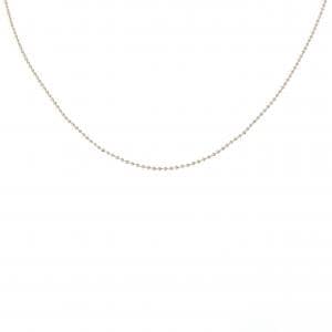 K18YG ボール チェーンネックレス