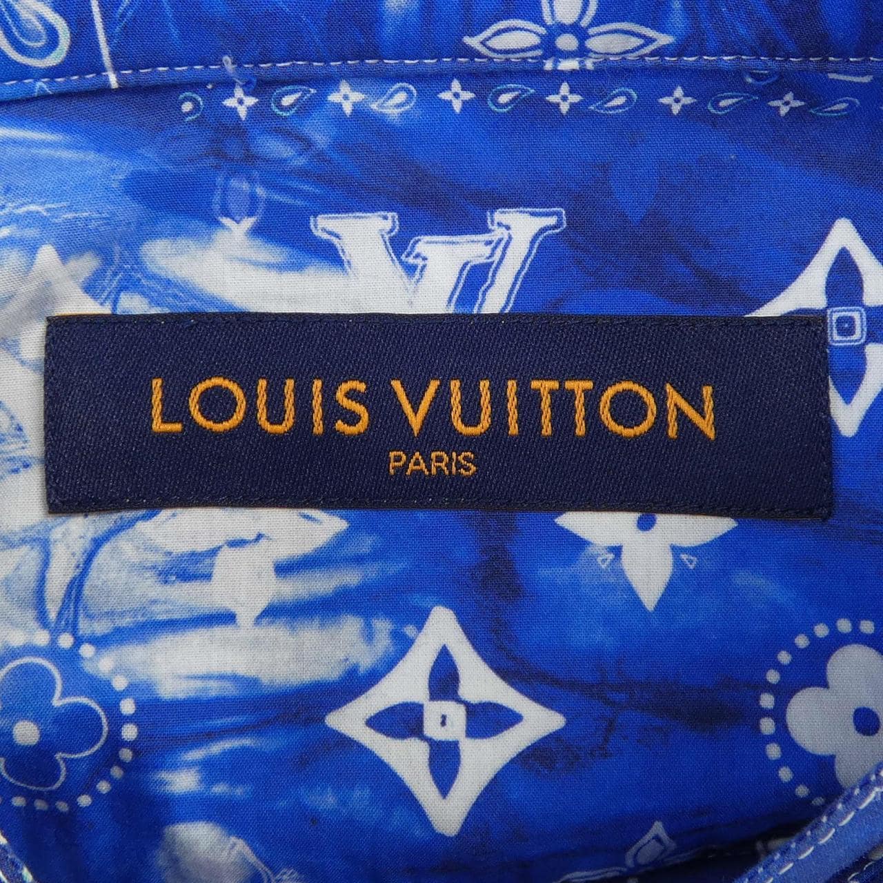 ルイヴィトン LOUIS VUITTON モノグラムバンダナショートスリーブシャツ HNS07WNW0 S/Sシャツ