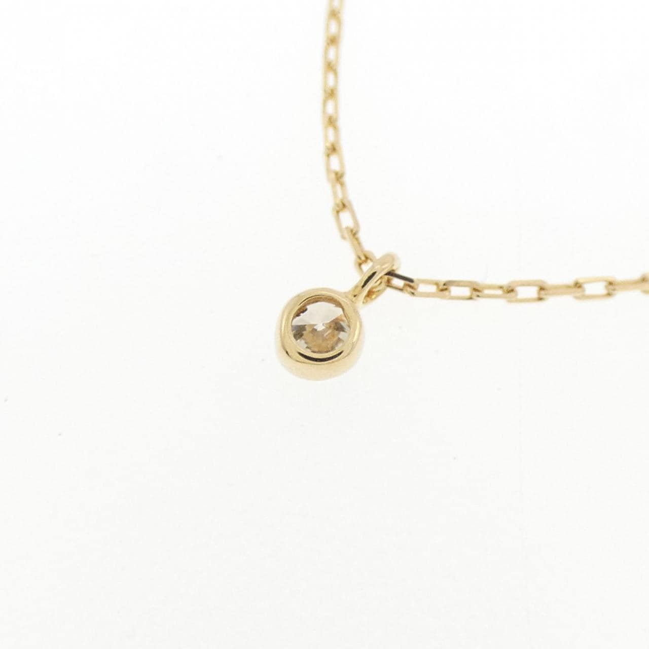 アガット ダイヤモンド ネックレス 0.05CT