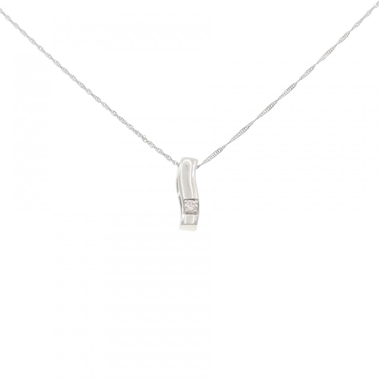PT1000/PT850 ダイヤモンド ネックレス 0.1CT
