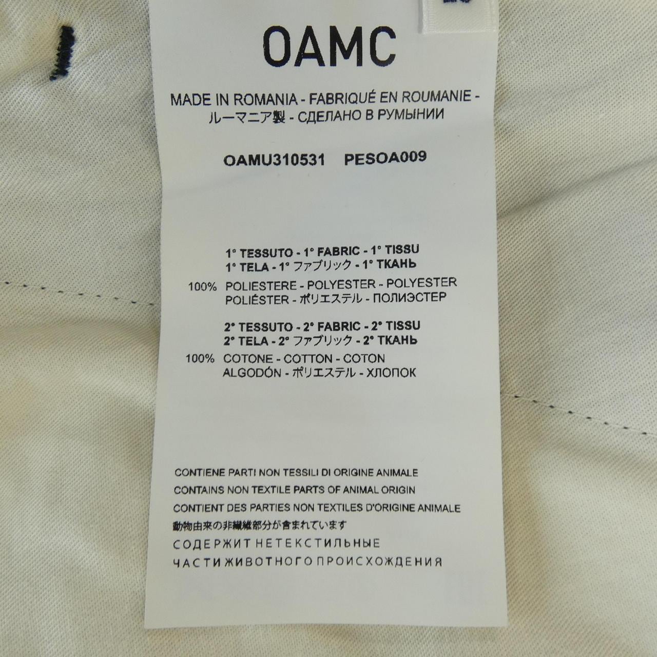 オーエーエムシー OAMC OAMU310531 パンツ