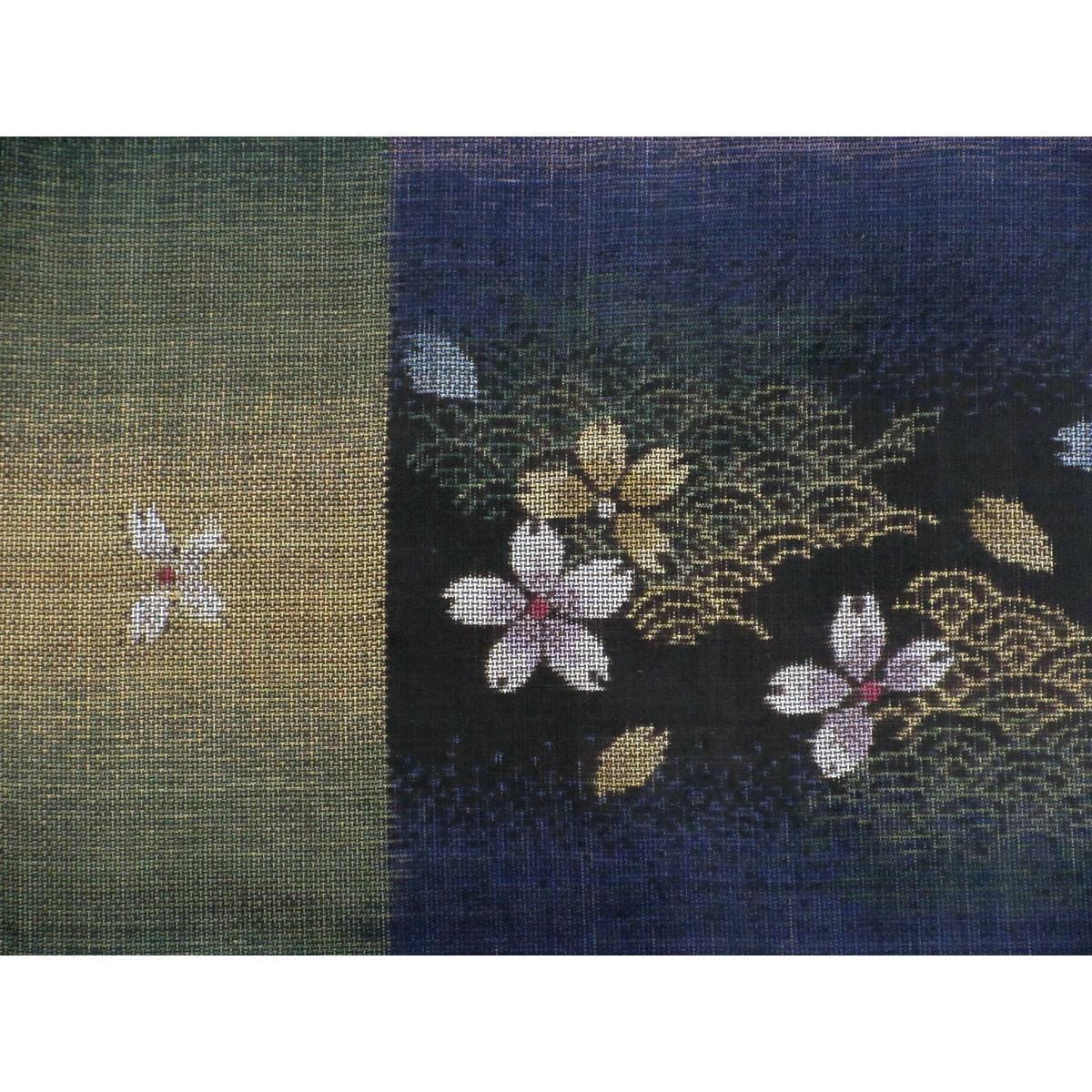 羽織　大島紬　九マルキ