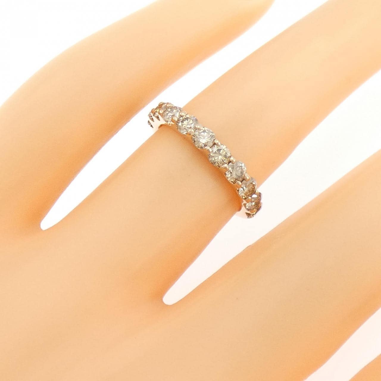 K18PG ダイヤモンド リング 1.00CT