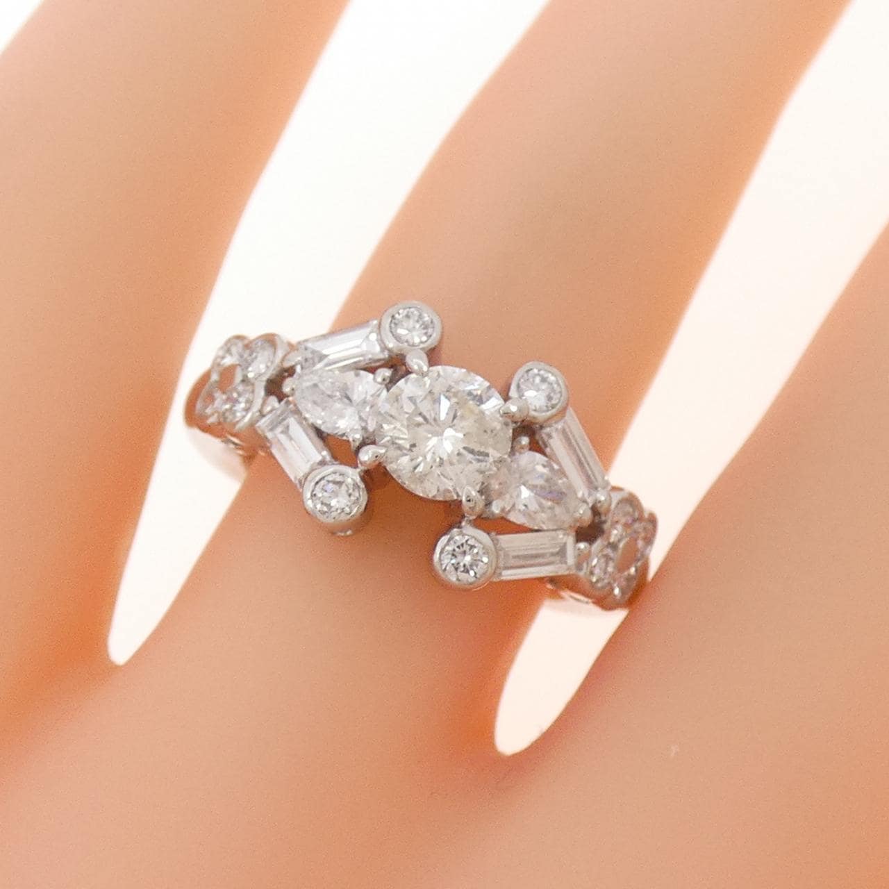 PT900 ダイヤモンド リング 0.56CT