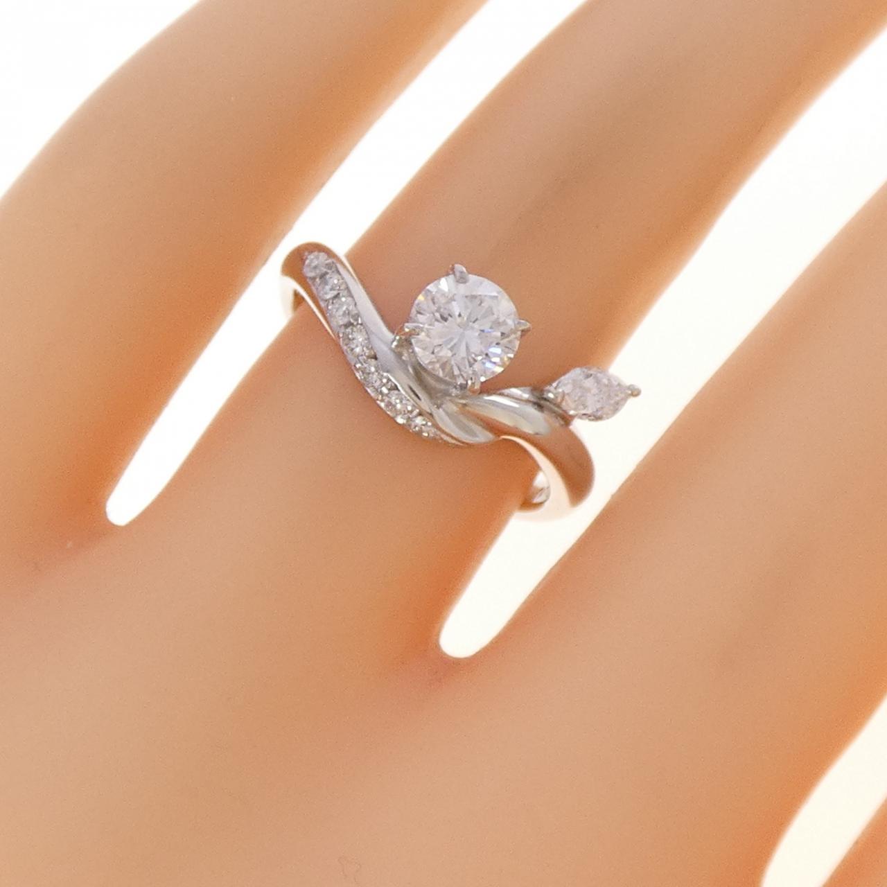 PT900 ダイヤモンド リング 0.554CT D I1 Good