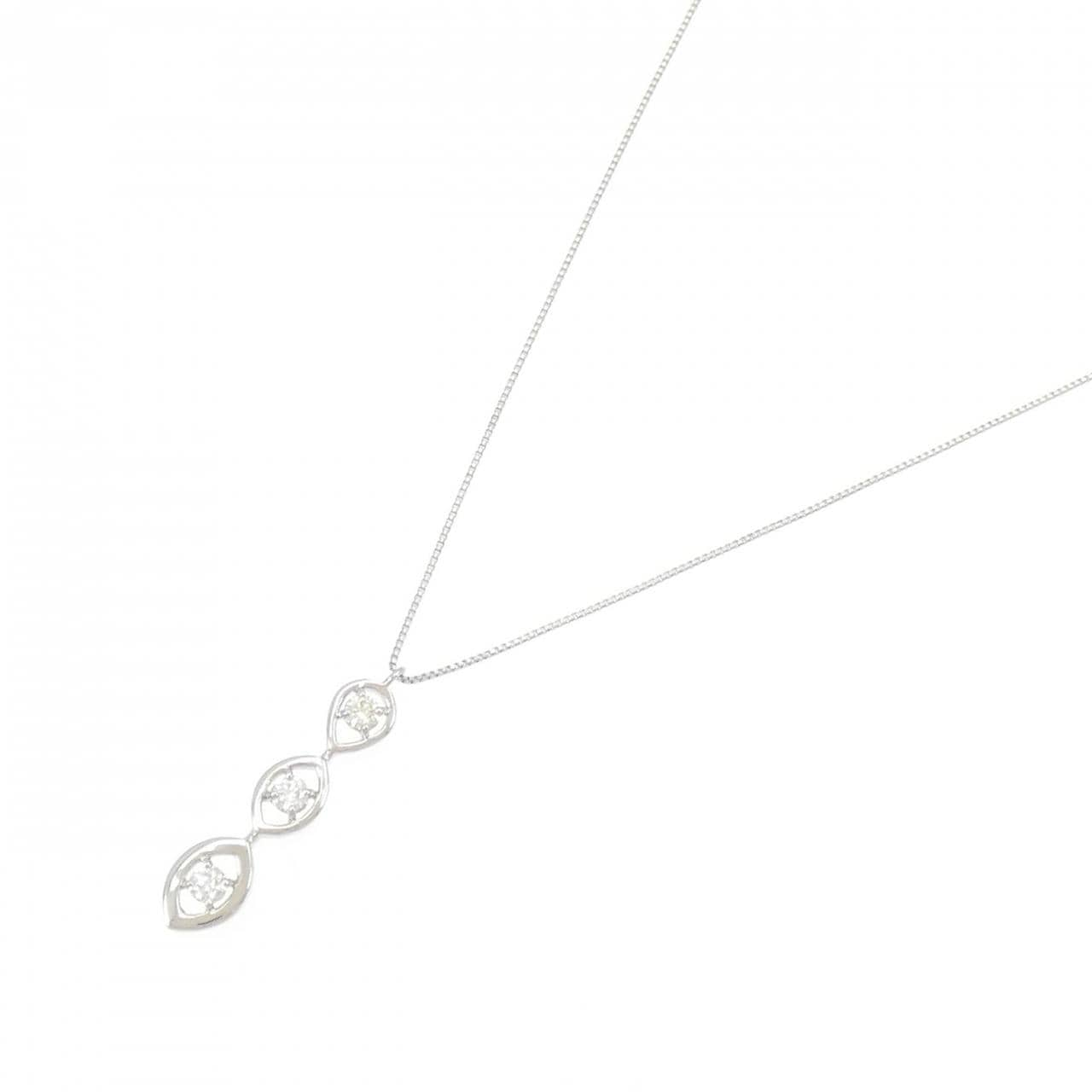 [BRAND NEW] PT Diamond Necklace 0.20CT