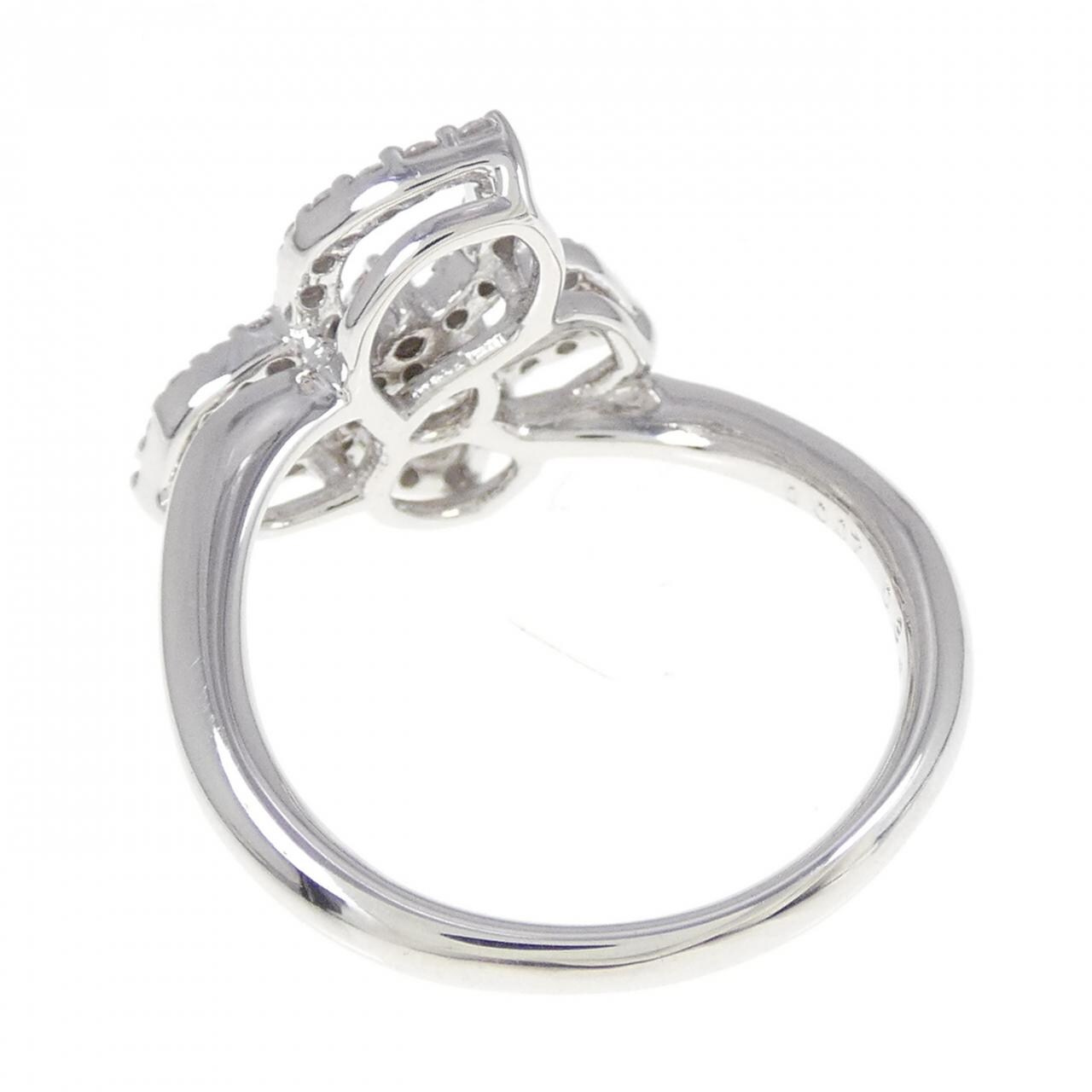 K18WG ピンクダイヤモンド リング 0.07CT