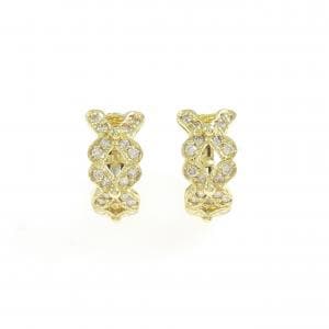 K18YG ダイヤモンド ピアス 0.24CT