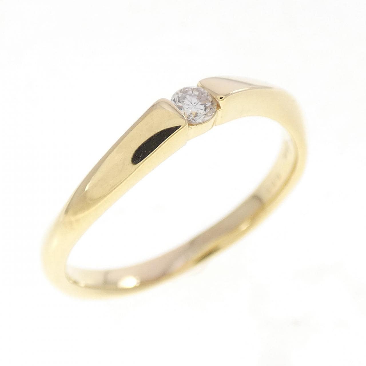 K18YG ダイヤモンド リング 0.08CT