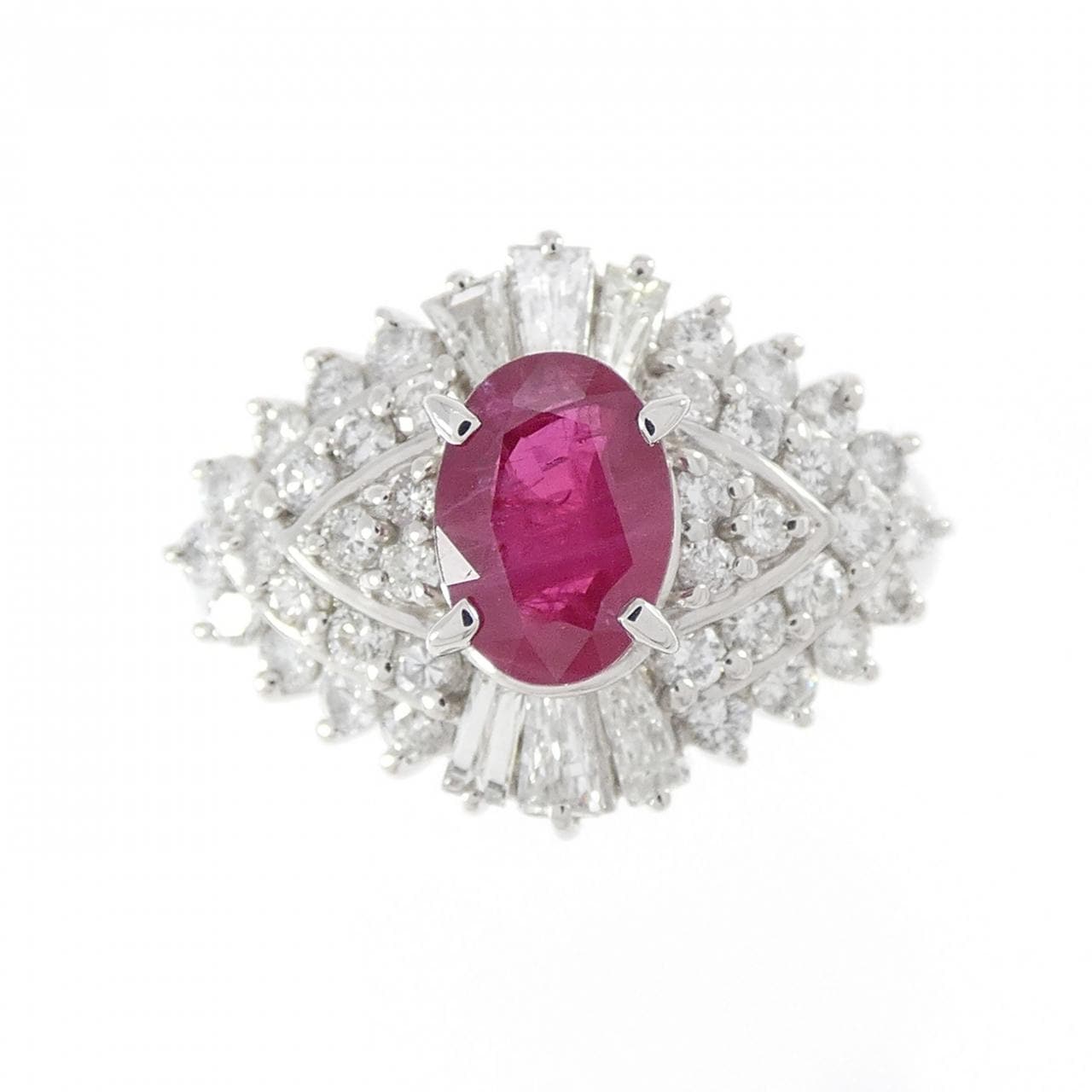PT900 ルビー リング 1.537CT
