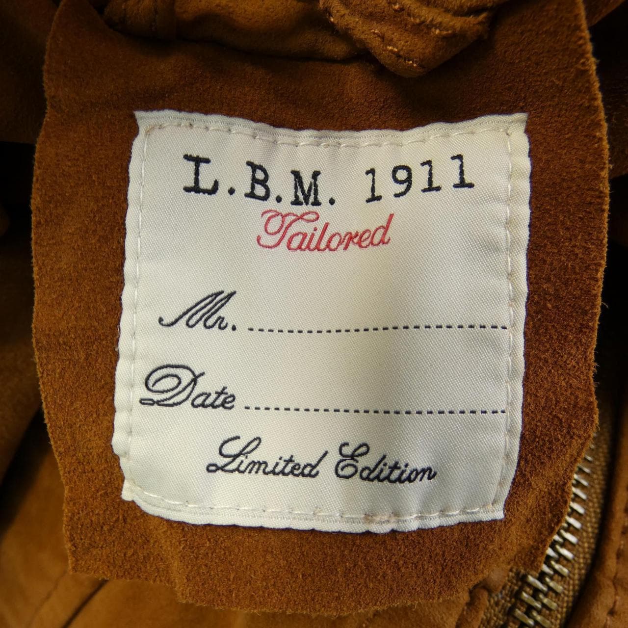 エルビーエム1911 L.B.M 1911 レザージャケット