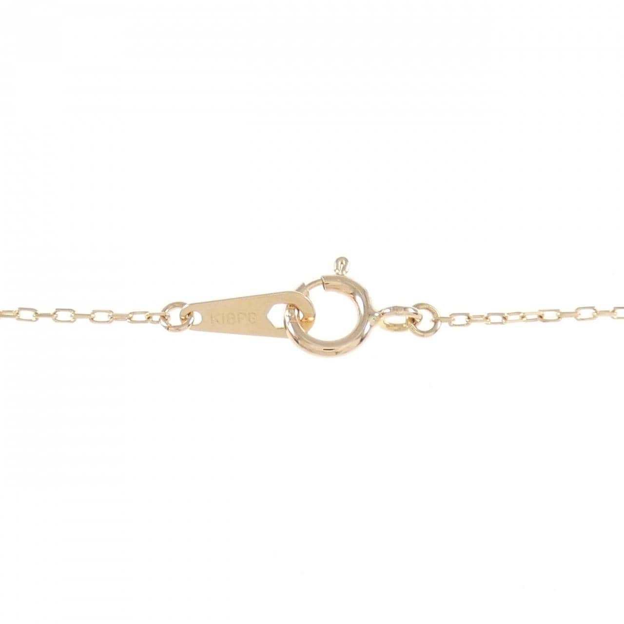 K18PG ダイヤモンド ネックレス 0.15CT