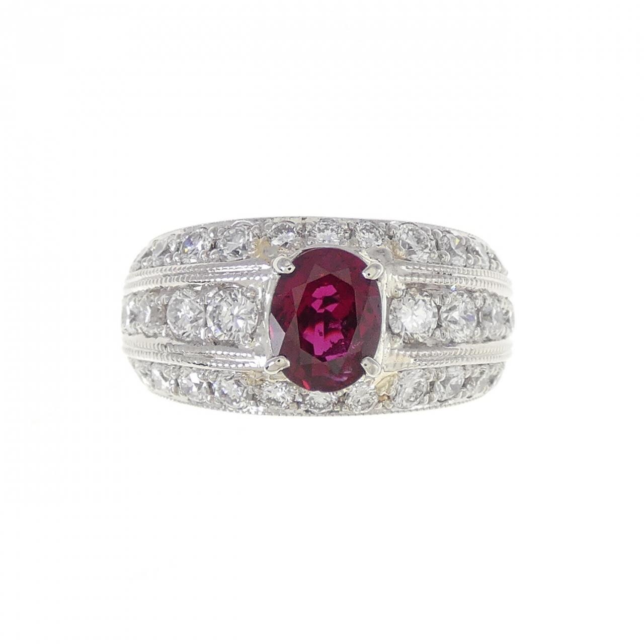 PT红宝石戒指1.18CT