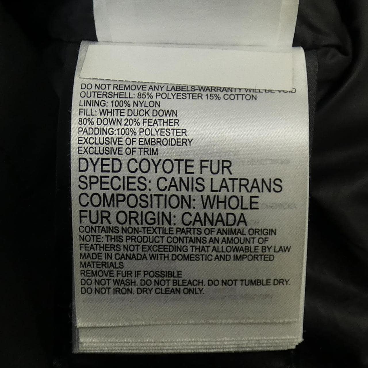 カナダグース CANADA GOOSE IENA別注 BLACK LABEL 2580LB ROSSCLAIR ロスクレア ダウンコート