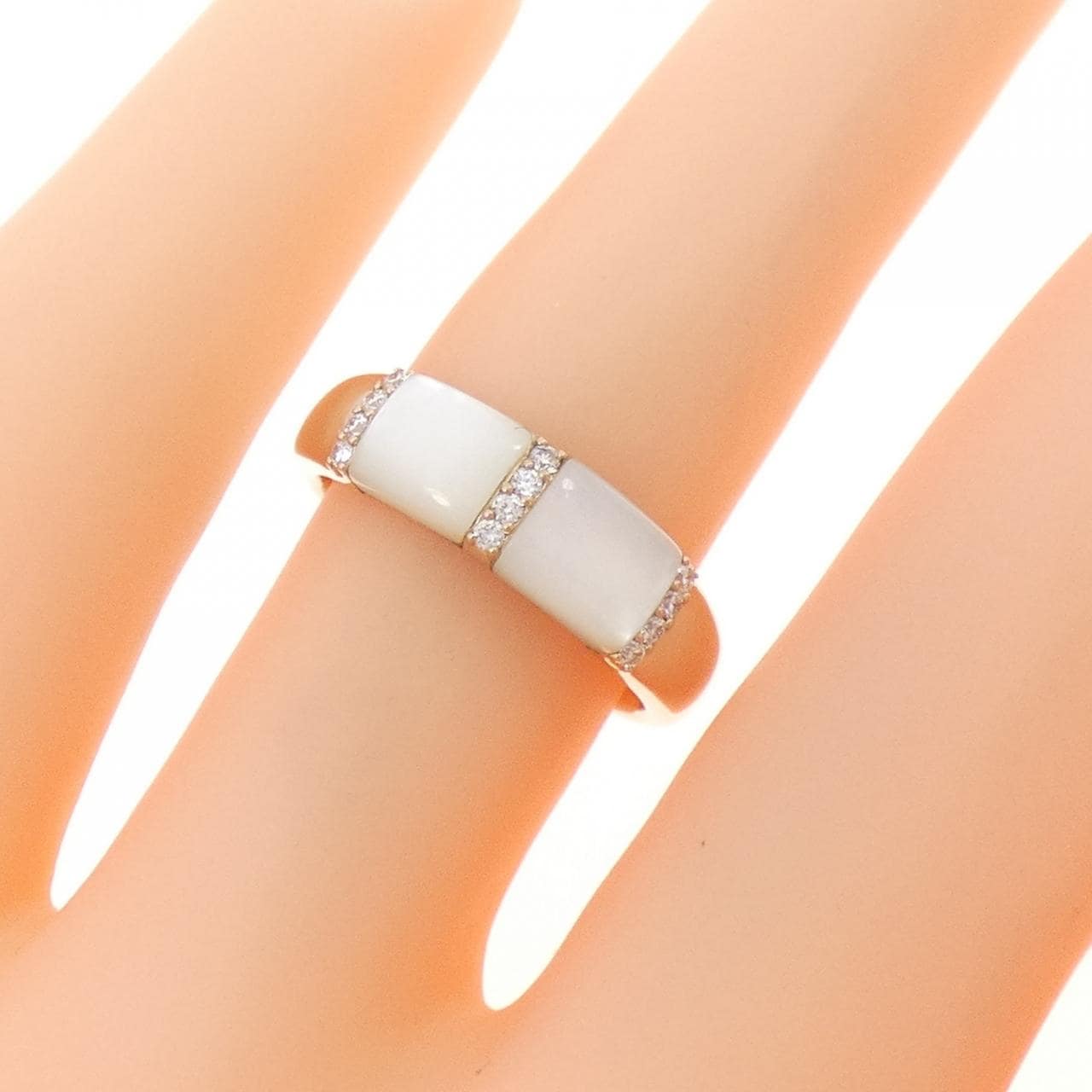 スタージュエリー マザーオブパール リング