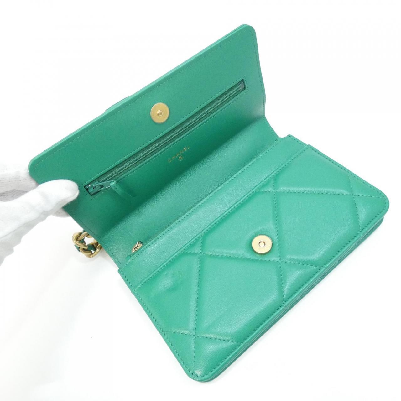 シャネル シャネル19 ライン AP0957 チェーンウォレット