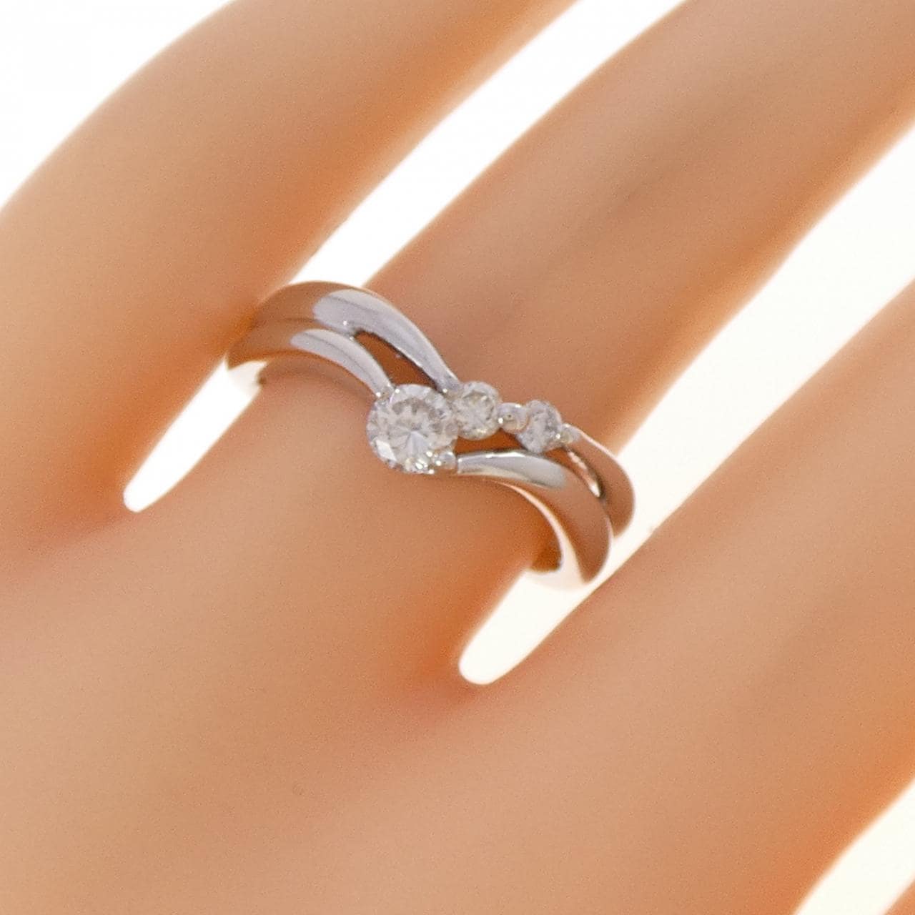 PT900 ダイヤモンド リング 0.40CT