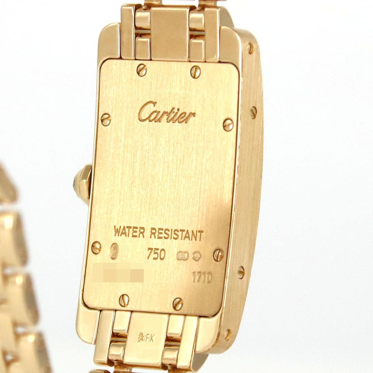 カルティエ タンクアメリカンSM YG W26015K2 YG クォーツ