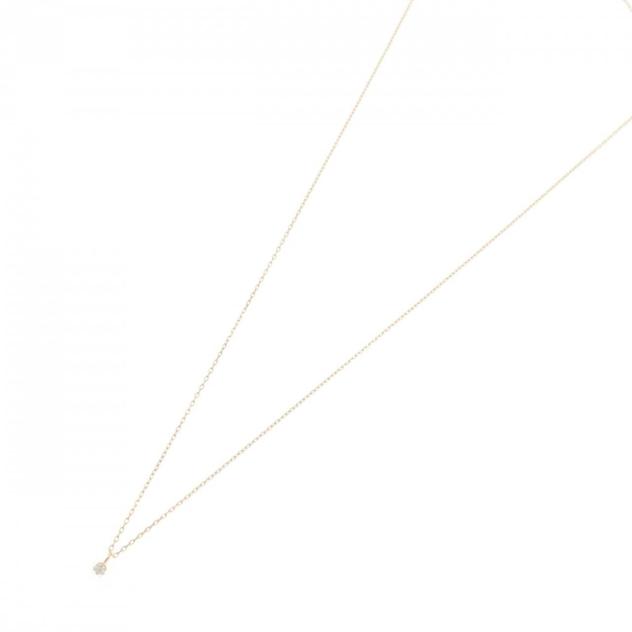 K18YG ダイヤモンド ネックレス 0.02CT