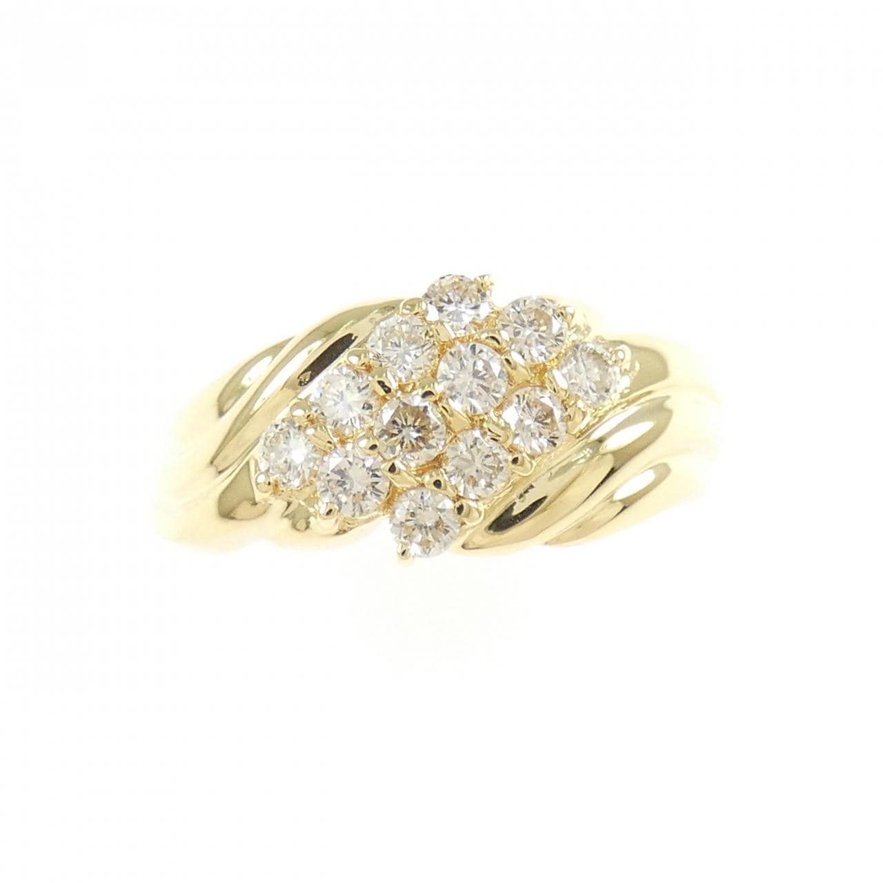 K18YG ダイヤモンド リング 0.30CT