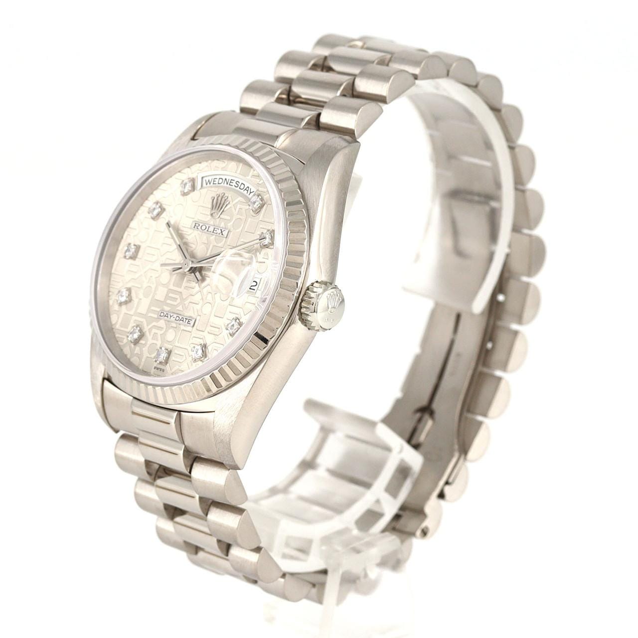 ロレックス デイデイト 18239G. WG 自動巻 E番