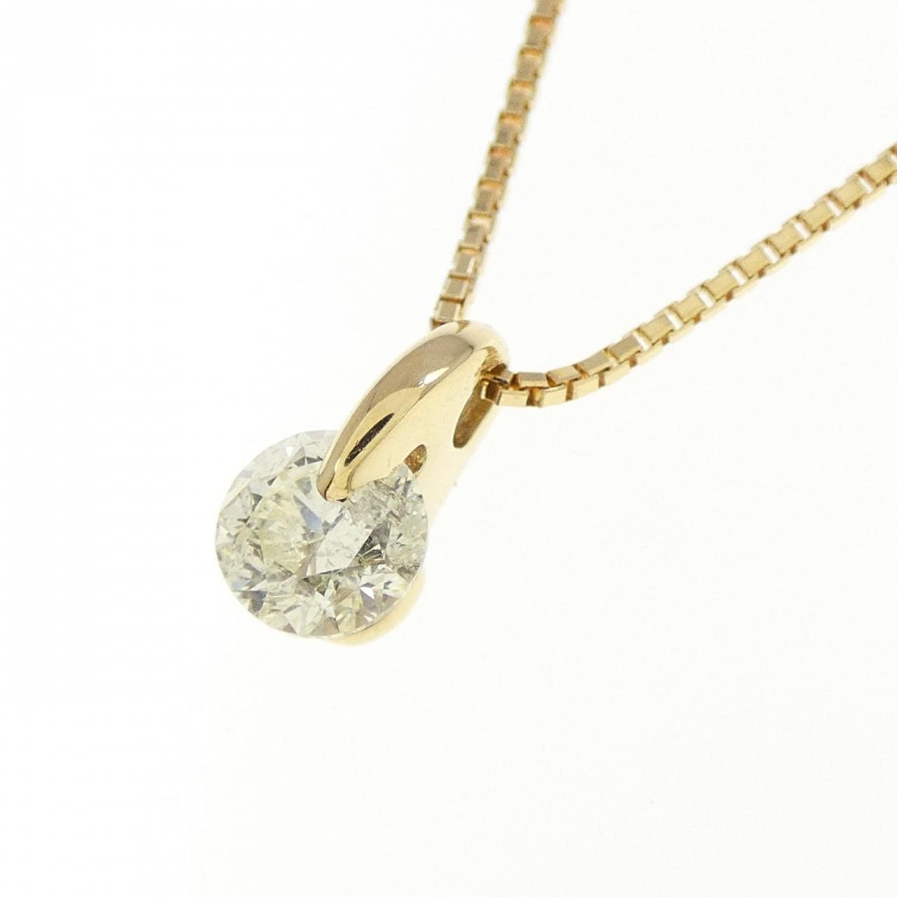 K18YG ダイヤモンド ネックレス 0.30CT