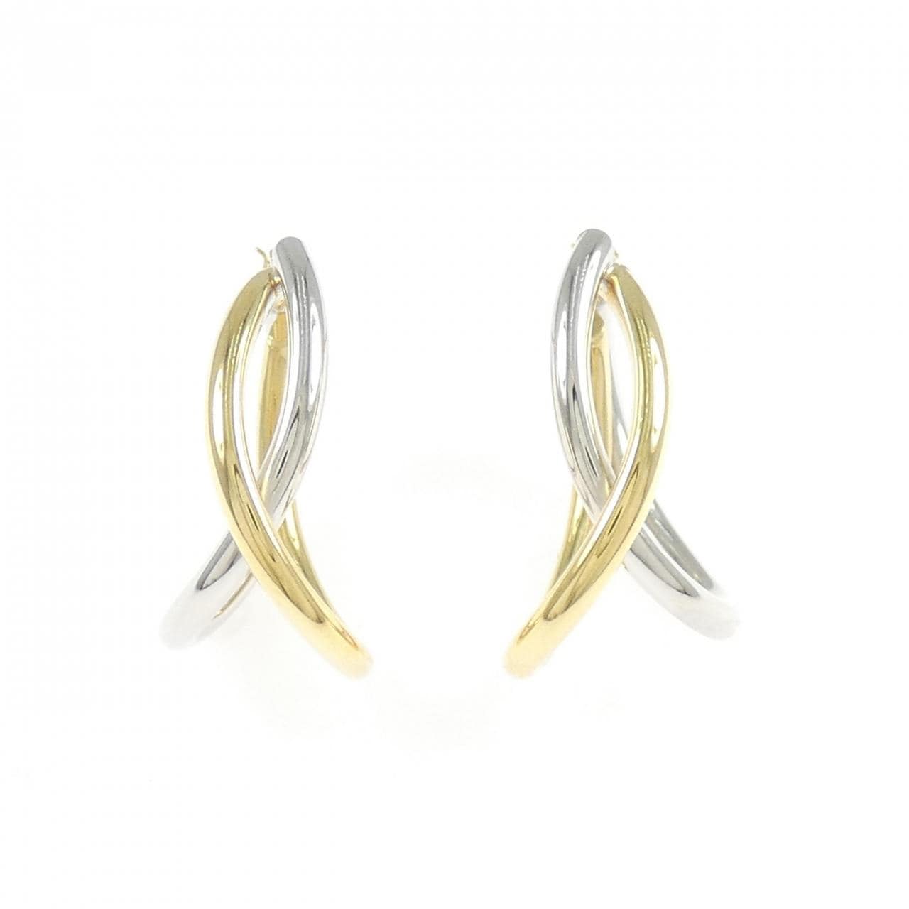 K18YG/K14WG ピアス