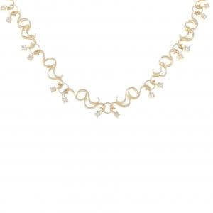 K18YG ダイヤモンド ネックレス 1.30CT