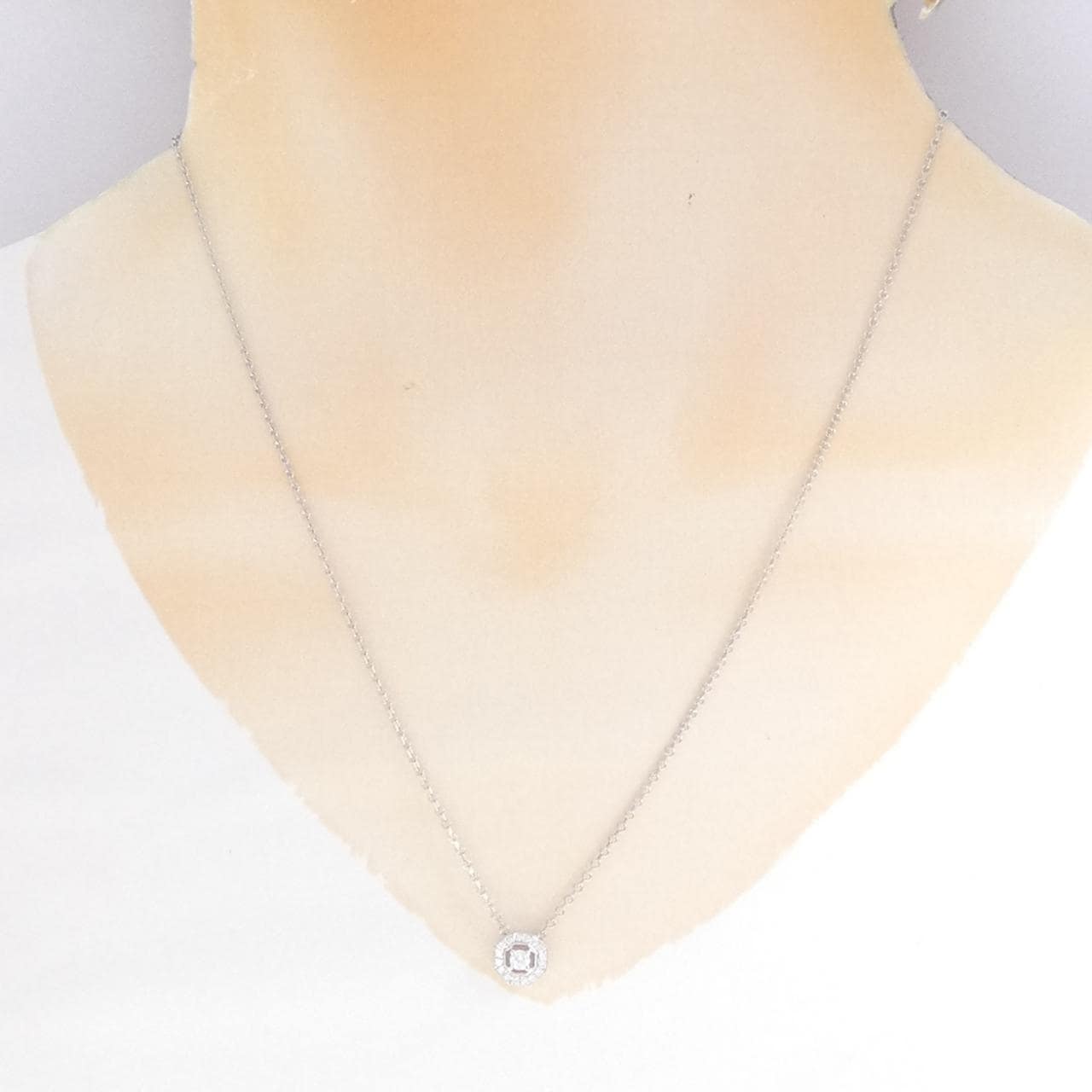 PT900 ダイヤモンド ネックレス 0.16CT