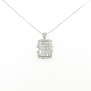 【新品】PT900/PT850 ダイヤモンド ネックレス 2.00CT