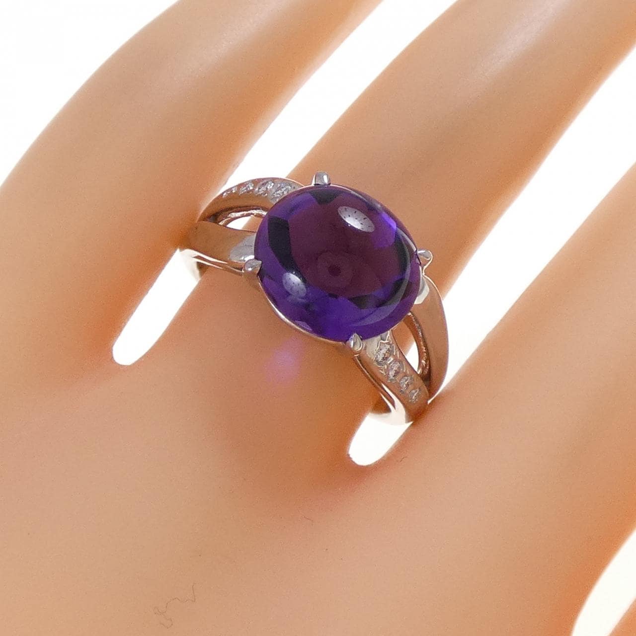 タサキ アメジスト リング 4.60CT