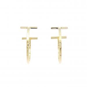 ティファニー Tワイヤー フープ ミディアム ピアス