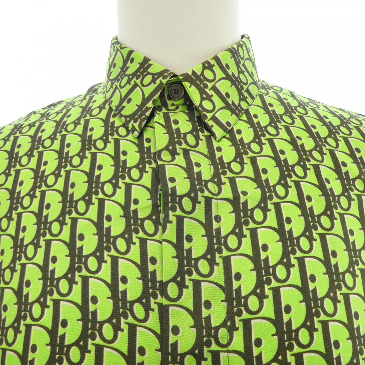 ディオール DIOR ディオールオブリークオーガニックシルクツイル　OBLIQUE 193C545A4751 S／Sシャツ