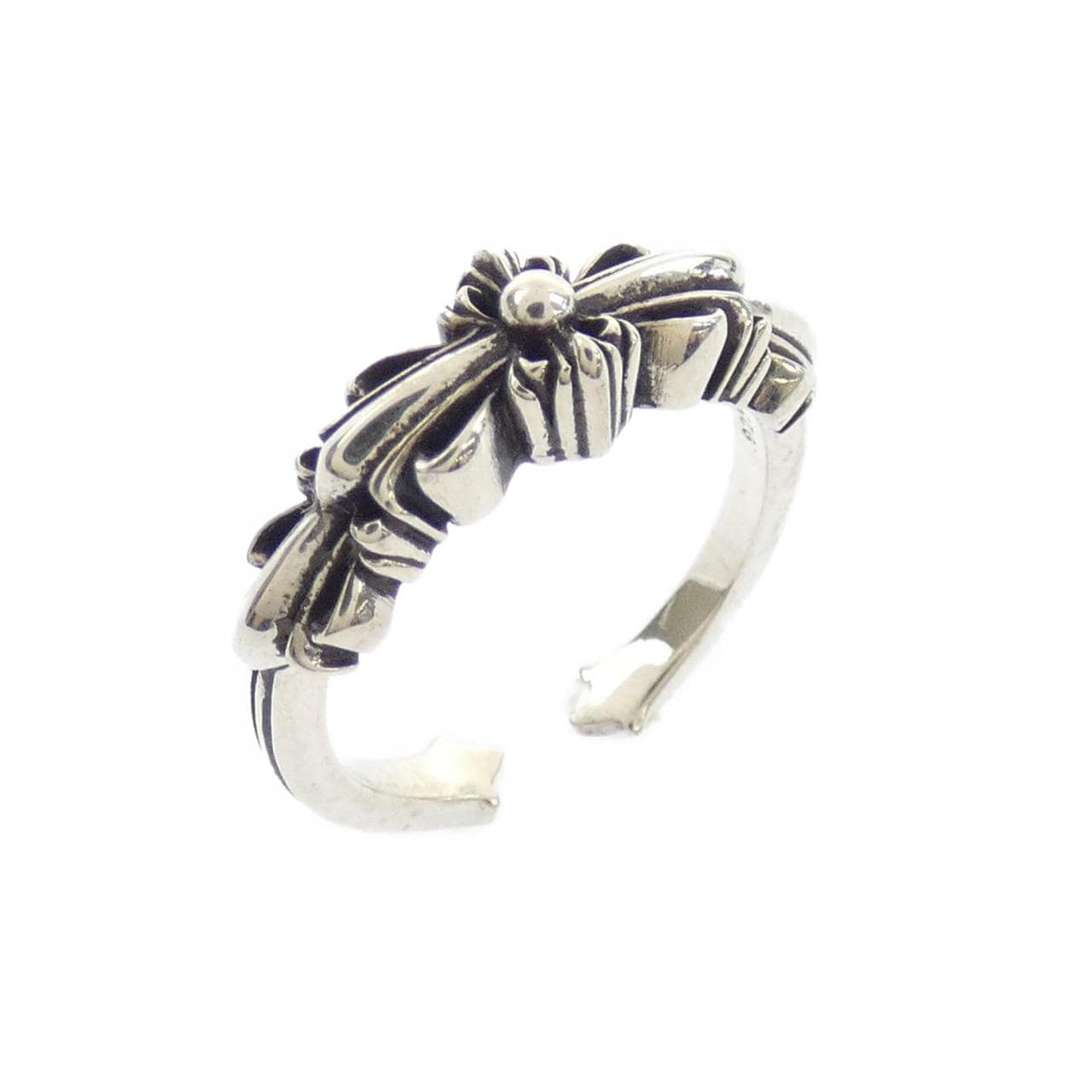 クロムハーツ CHROME HEARTS BABY CLSC DBL FLRL CRS OPEN ベイビークラシック 207159922SLVXXX001 RING