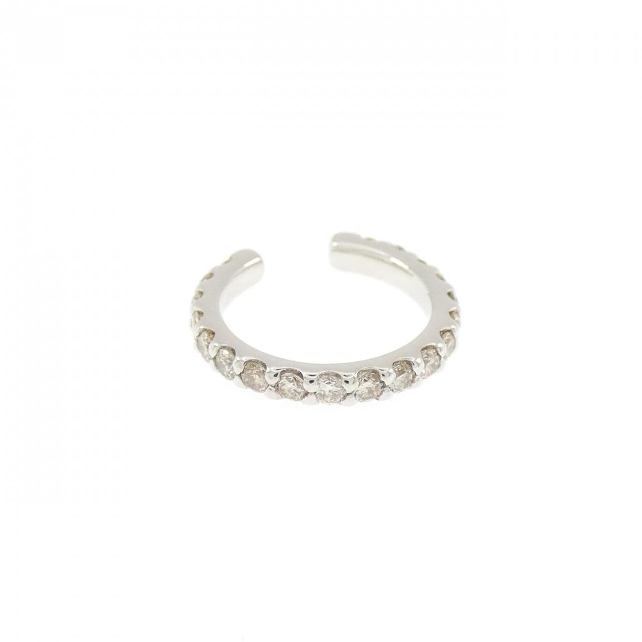 PT950 ダイヤモンド イヤーカフ 0.38CT 片耳