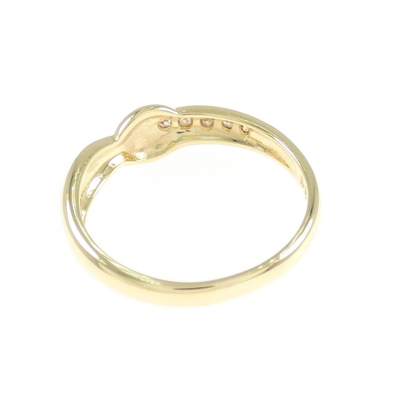 K18YG ダイヤモンド リング 0.03CT