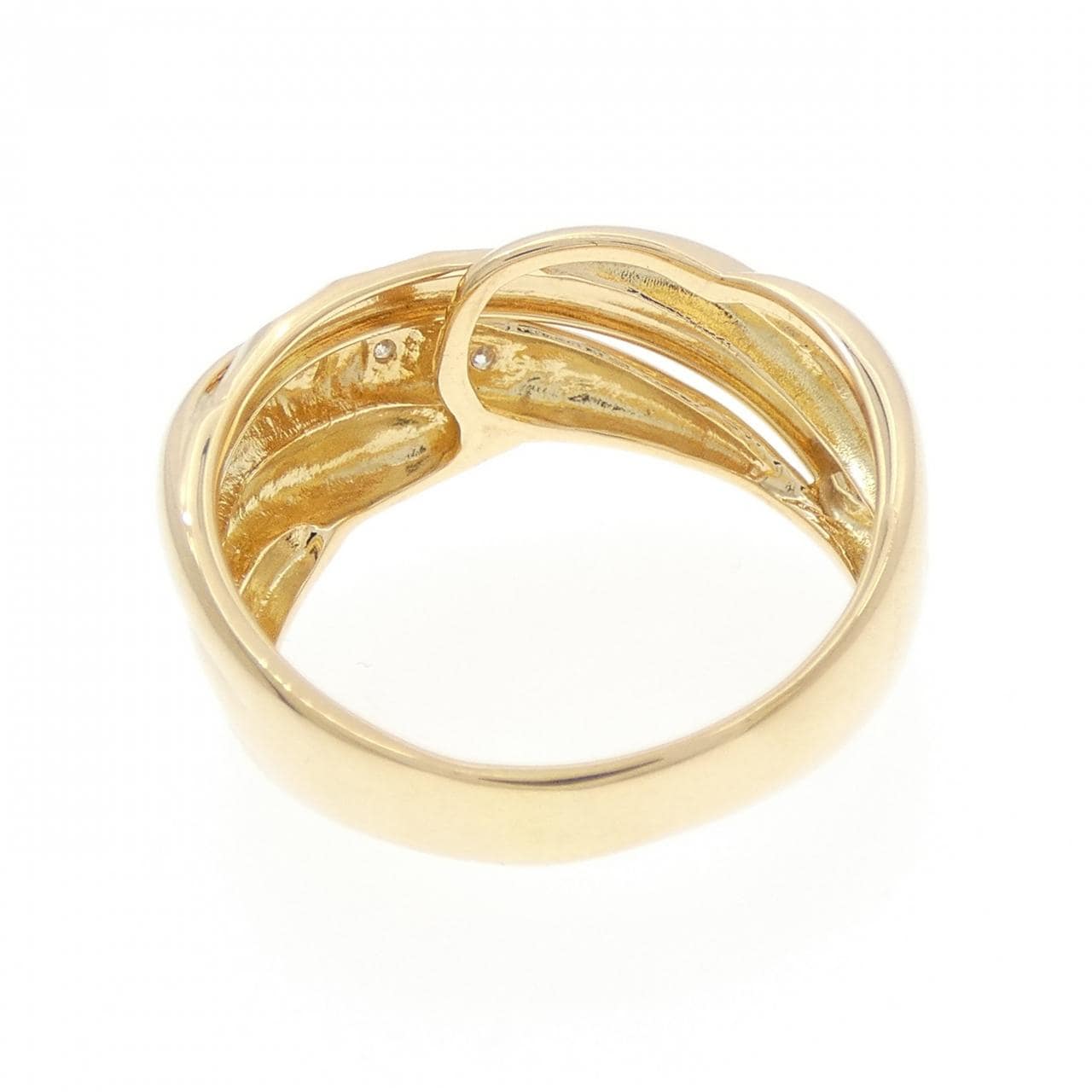 K18YG ダイヤモンド リング