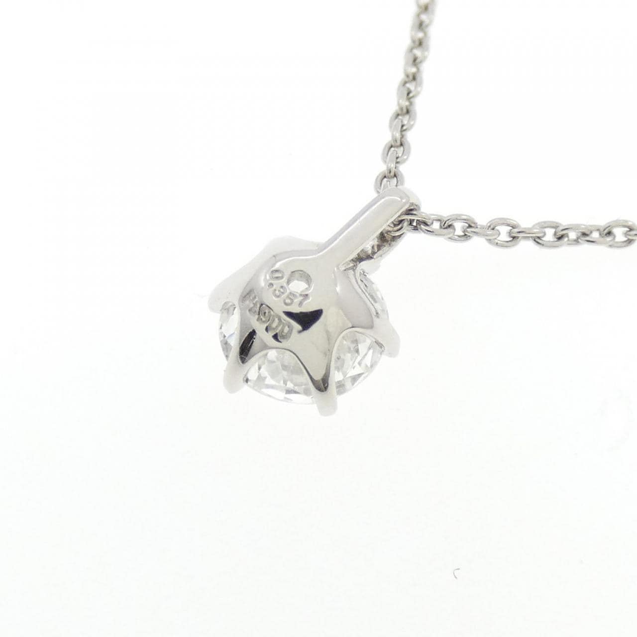 【リメイク】PT ダイヤモンド ネックレス 0.357CT F I1 Good