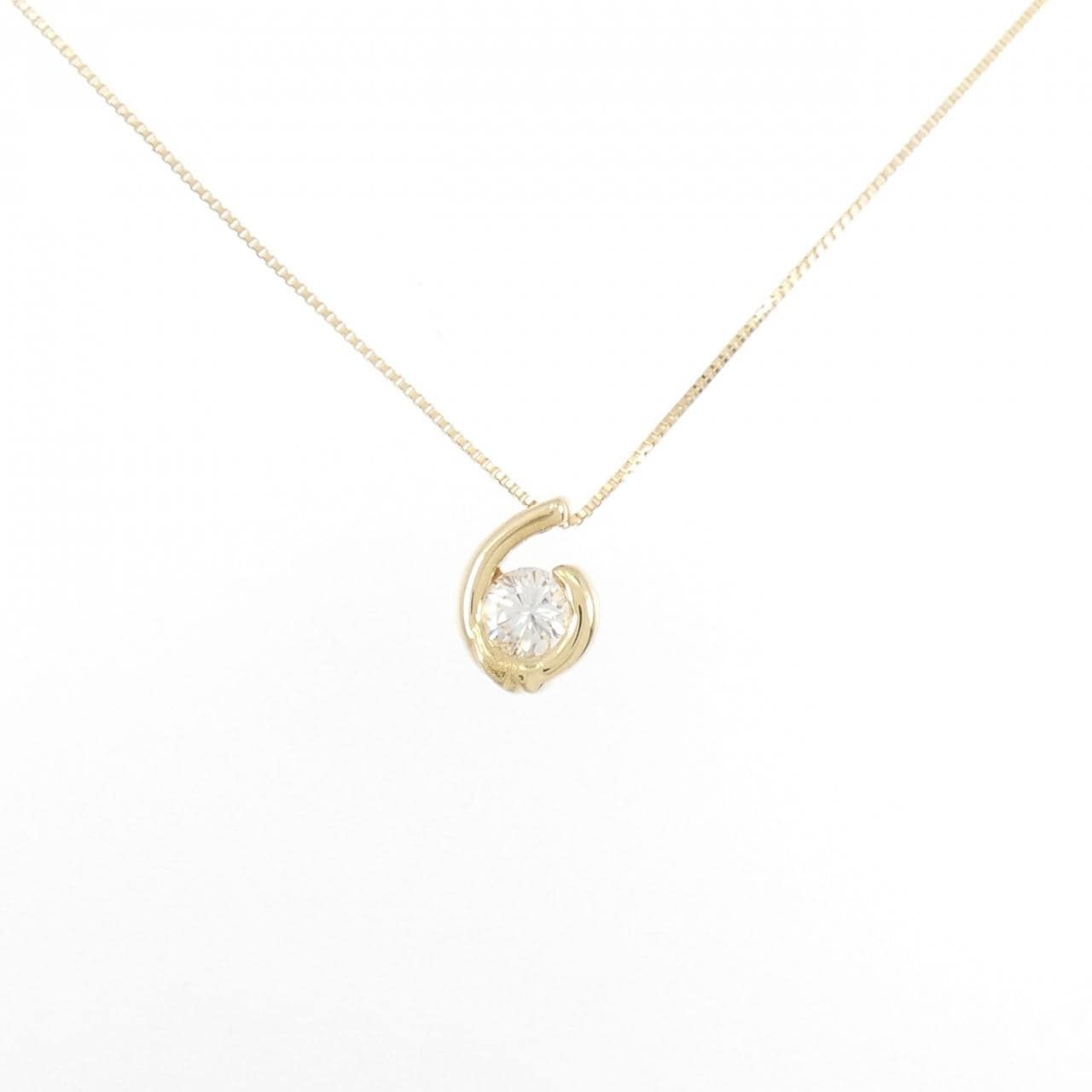 K18YG ダイヤモンド ネックレス 0.358CT