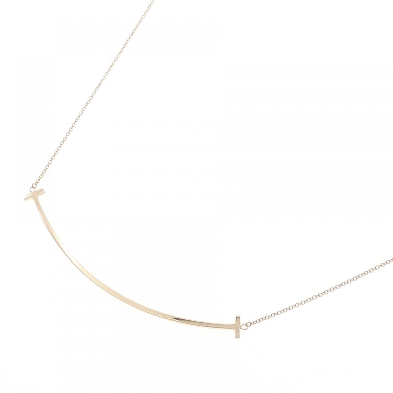 ティファニー Tスマイル ラージ ネックレス