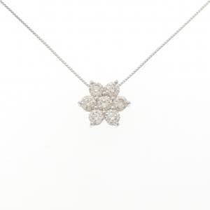PT900/PT850 ダイヤモンド ネックレス 1.00CT