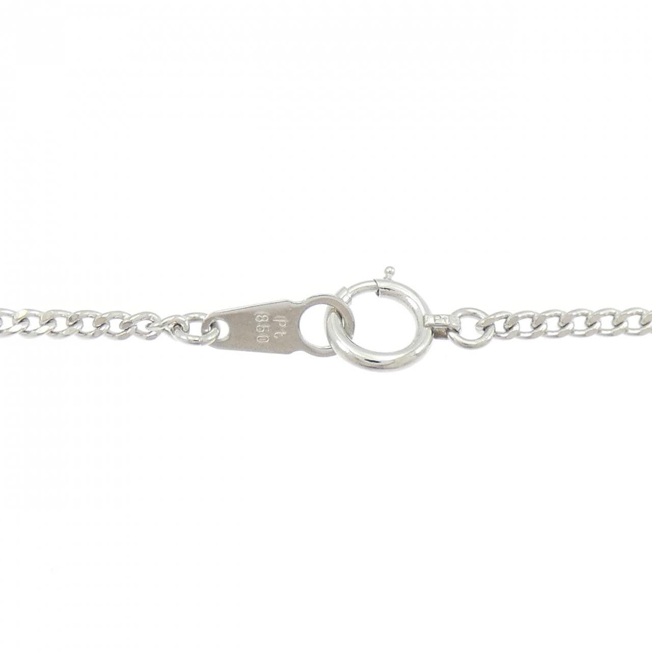 PT900/PT850 ルビー ネックレス 0.71CT