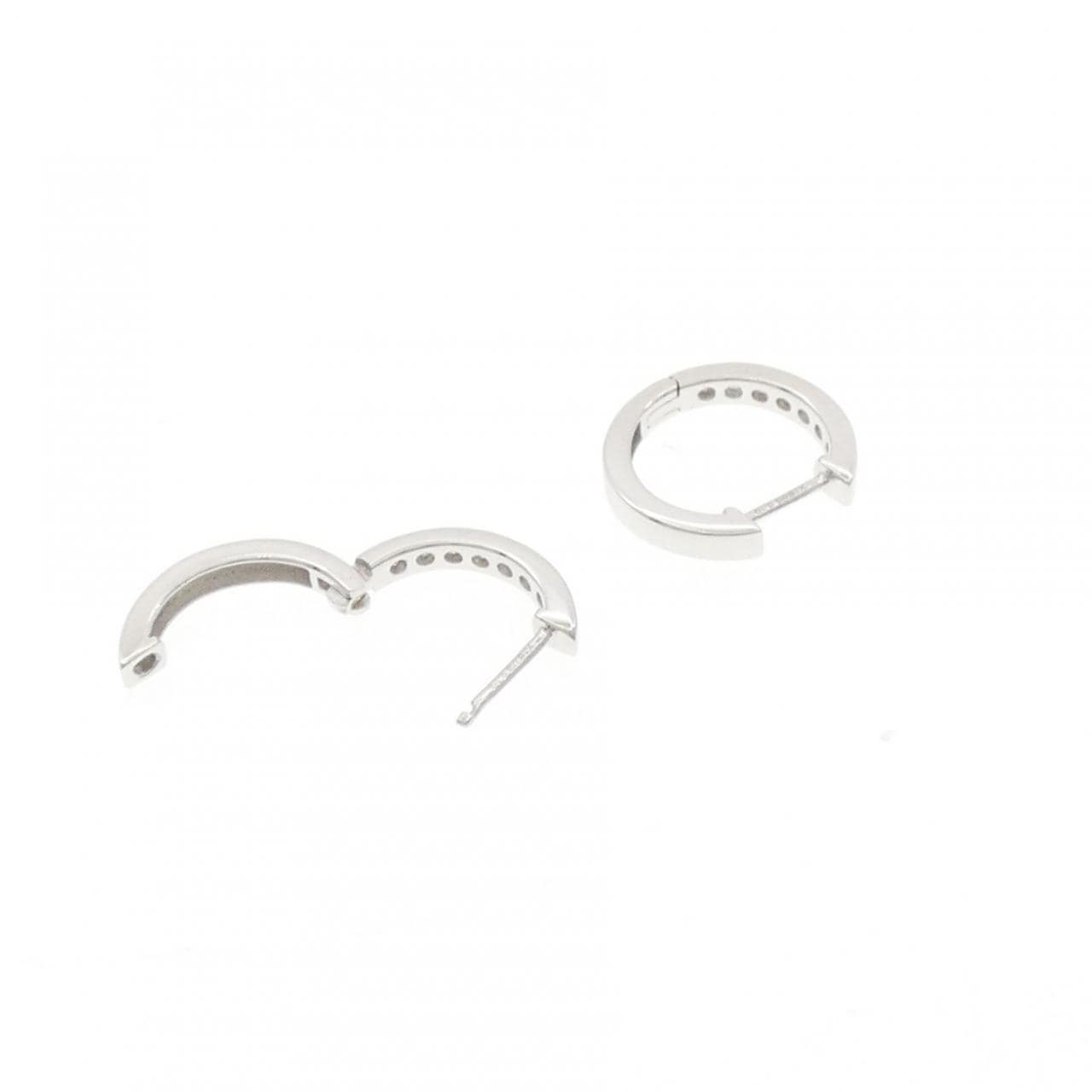 K18WG ダイヤモンド ピアス 0.20CT