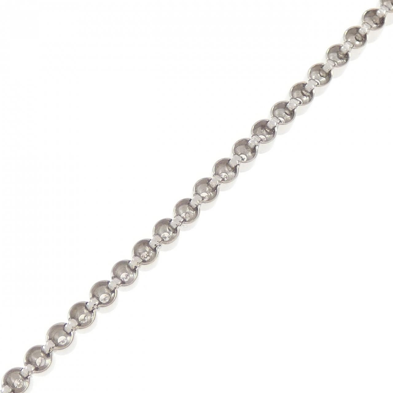 K18WG ダイヤモンド ブレスレット 0.54CT