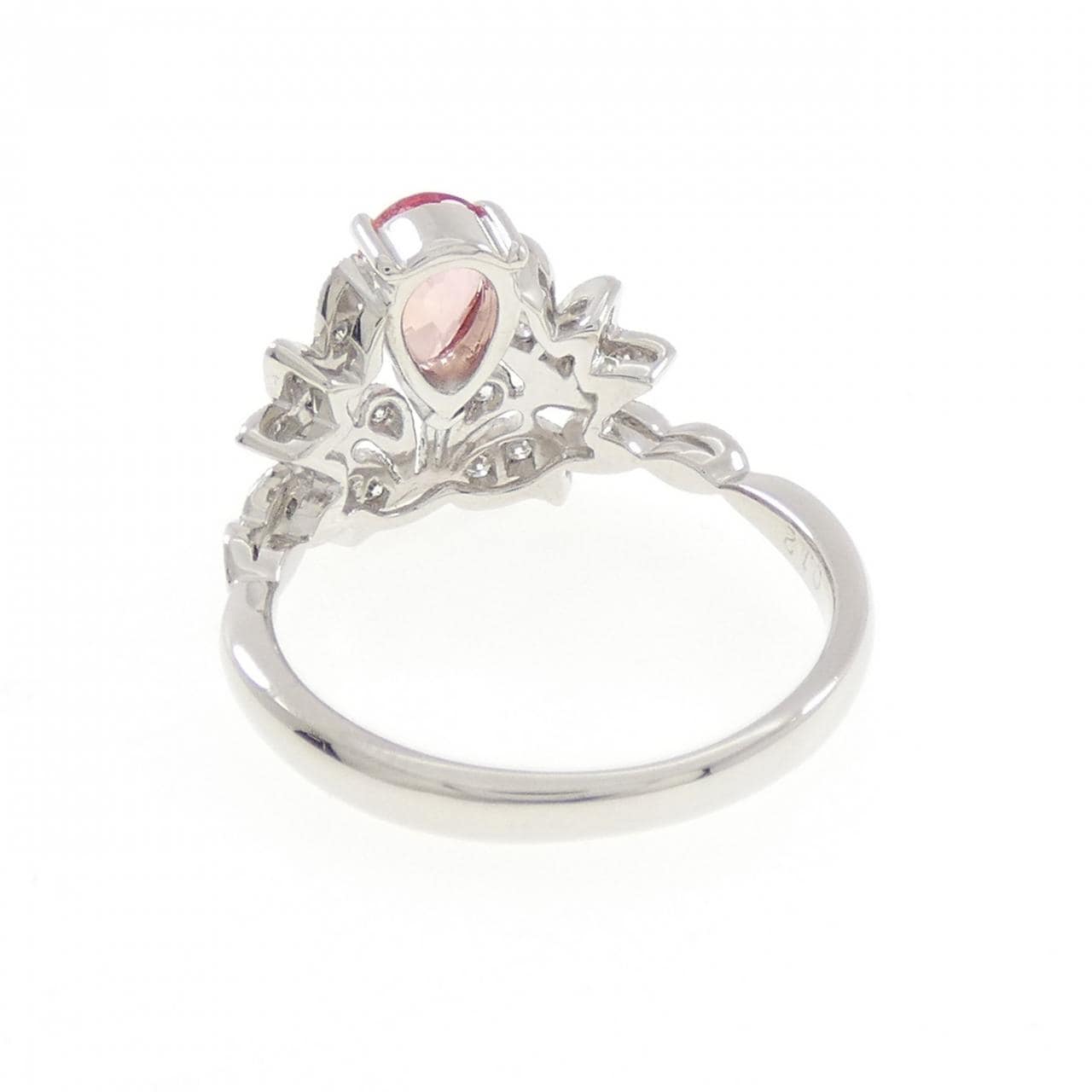 PT950 サファイヤ リング 0.62CT