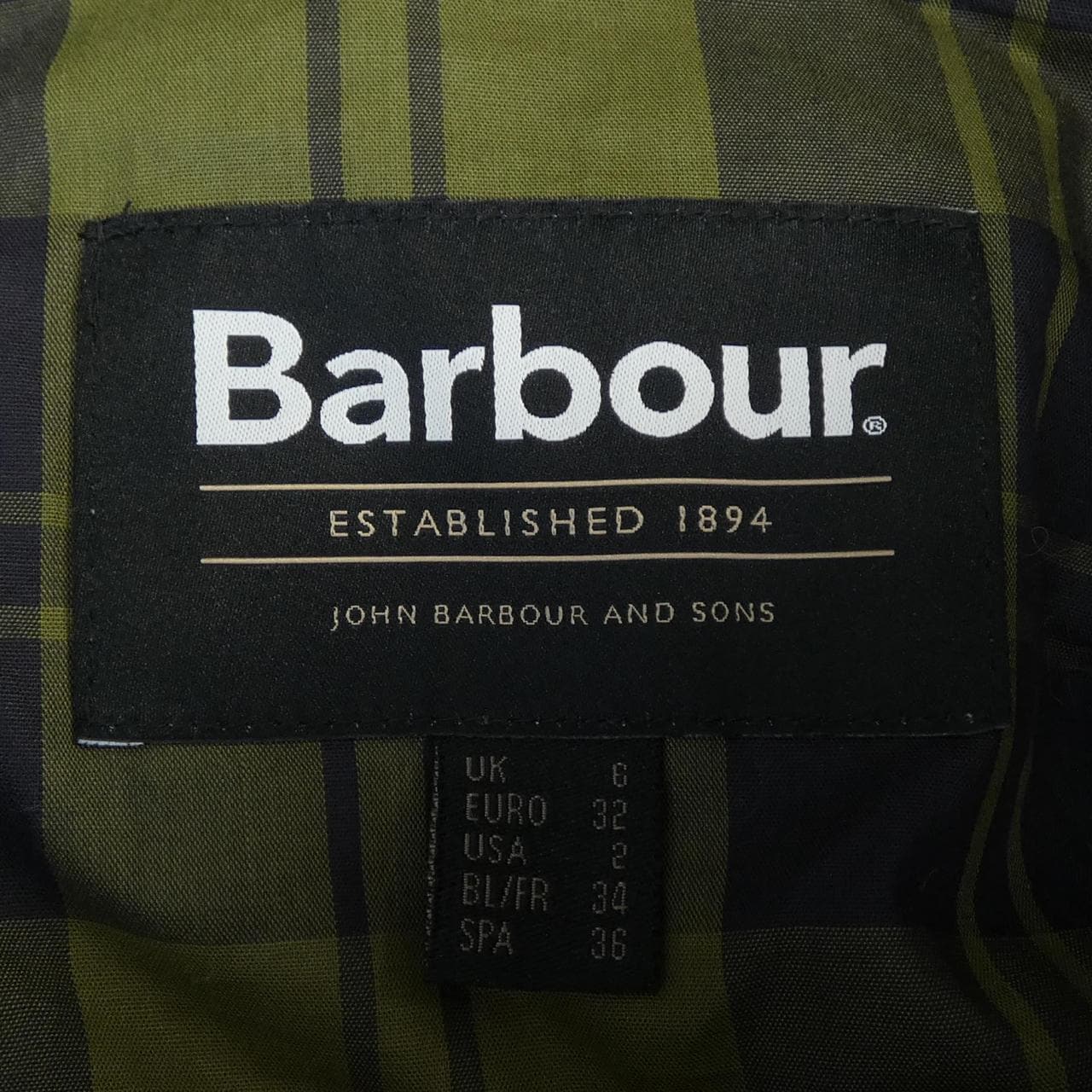 バブアー BARBOUR 252LQU1835 コート