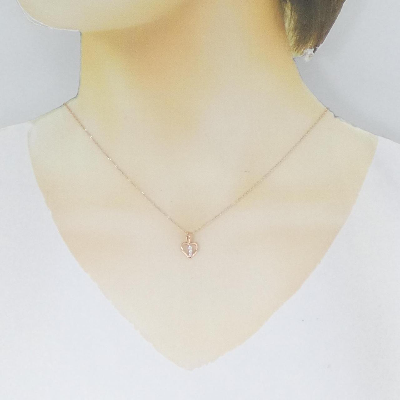 10KPG/K10PG Diamond necklace 0.02CT