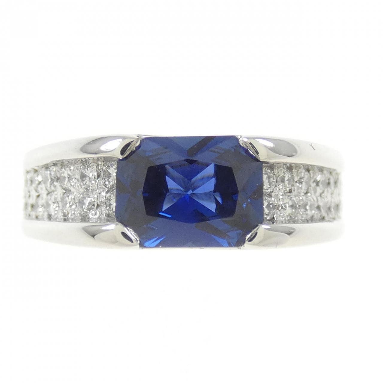 PT サファイヤ リング 0.97CT
