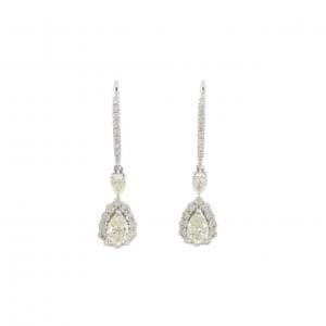 【新品】PT950 ダイヤモンド ピアス 1.10CT